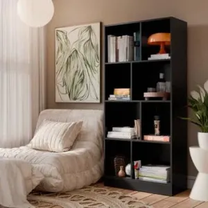 Livreiro Estante Rios Estudos Armario Multiuso Com Prateleiras Organizadora Para Livros - Maxi Do Brasil