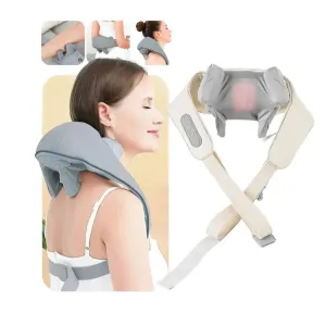 Massageador De Pescoço Inteligente De Compressão Sem Fio Alívio Da Dor de Pescoço e Coluna 4888 | Shopee Brasil