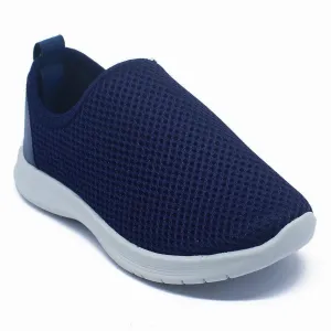 Tênis Infantil Calce Facil Leve Confortável Furinho - Marinho