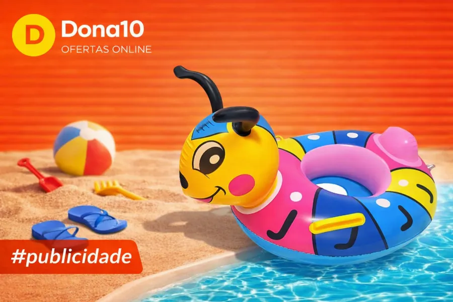 Boia Infantil com Assento Inflável Piscina Praia