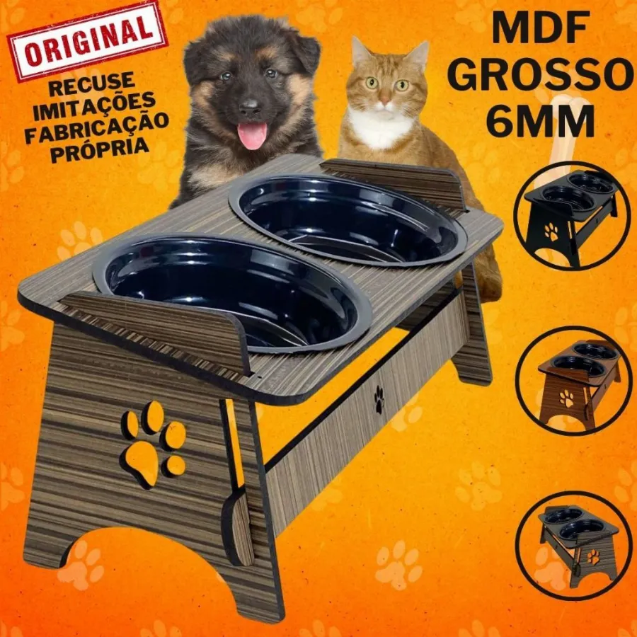 Comedouro Bebedouro Pet Suspenso Para Gato e Cachorro Com TAMPAS | Shopee Brasil