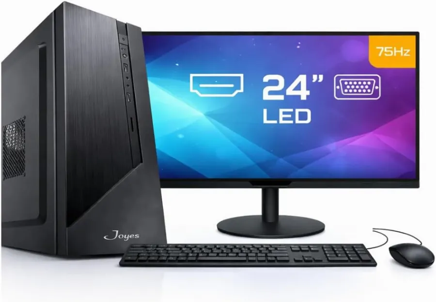 COMPUTADOR COMPLETO OFFICE INTEL CORE I3 12100 12ª GERAÇÃO 8GB RAM SSD 240GB MONITOR 24'' 75HZ HDMI WINDOWS 11