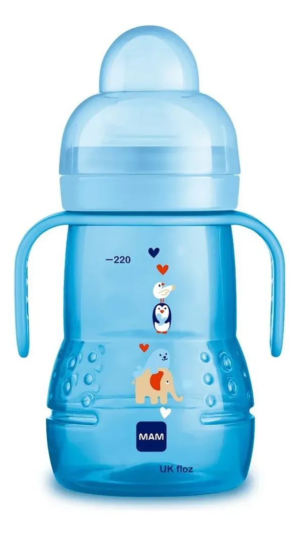 Copo de Transição MAM Trainer Night - Brilha no Escuro - 220ml