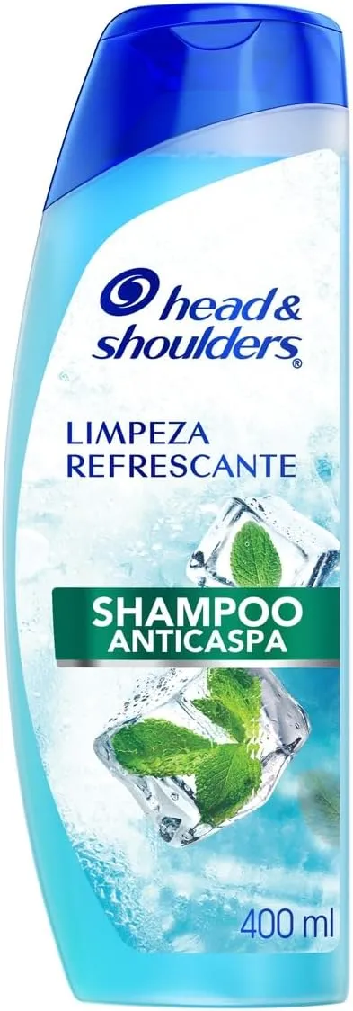 Head & Shoulders Shampoo Anticaspa Limpeza Eficaz Limpeza Profunda e Refrescância 400 ml