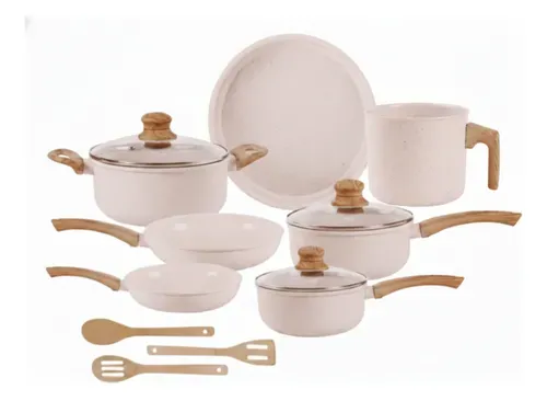 Jogo De Panelas Cerâmico Indução Tuut Ecoglide 10 Peças