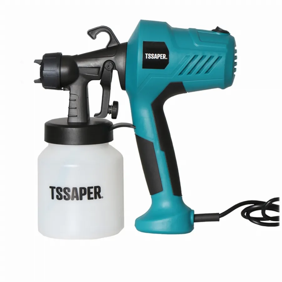 Pistola Elétrica Para Pintura Pulverizador de Tinta com Bico de Metal e Compressor 450w - TSSAPER | Shopee Brasil