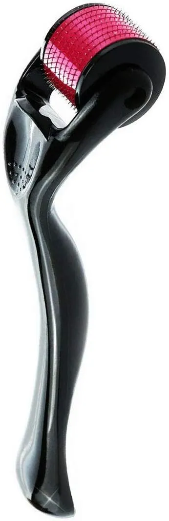 Rolo de microagulha Derma Roller para rosto|corpo|cabelo para barba, rolo microneedle de titânio 540 para uso doméstico